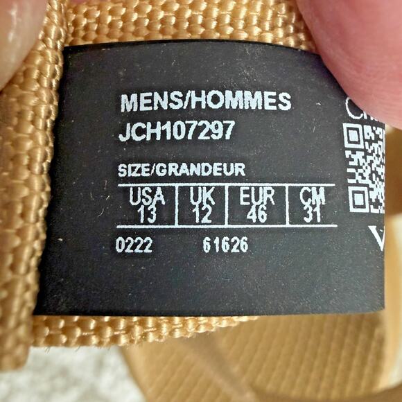 Chaco Z/1 Classic Bone Mens Sandal Size 13 Arch Support Comfort Everyday - Picture 2 of 7